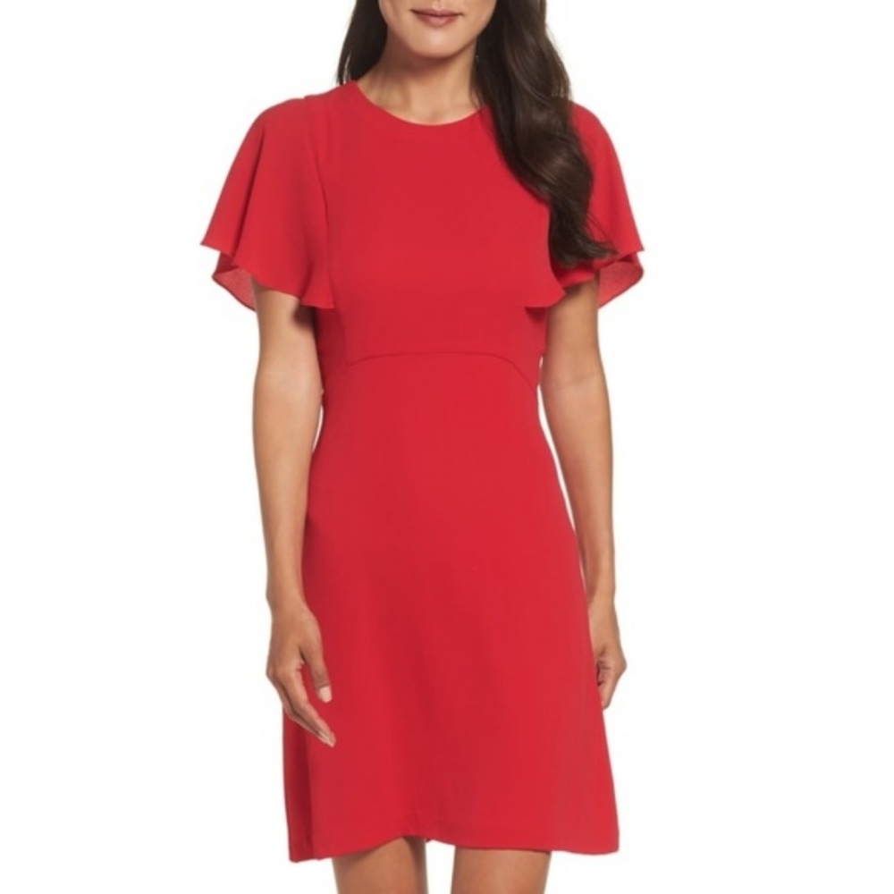 Maggy London Red Catalina Dress, US 2P